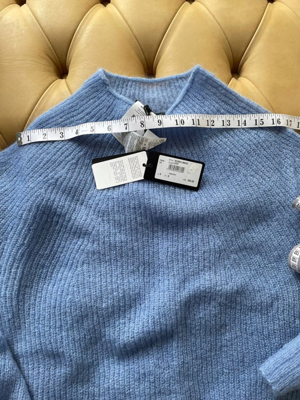 Emporio Armani Mohair Sweater Sz Small - Picture 8 of 9